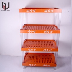 Plastic racks POP retail plastic display stands