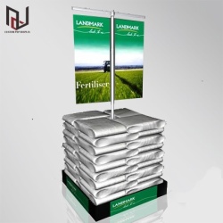 Plant nutrient display stand
