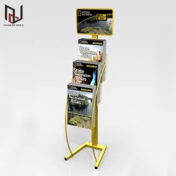 Magazine book display racks stand holder